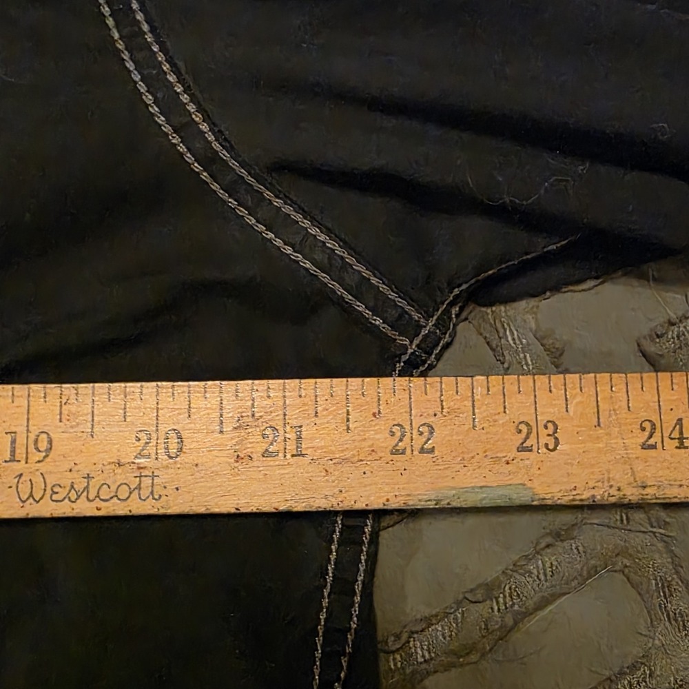 Drill Clothing Co Mens Black Long Sleeve Shirt XL Granola streetCasual Goth Glam - Picture 6 of 10